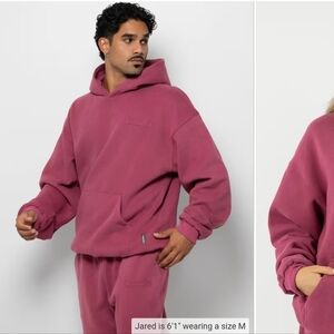 Men's Or Womens Hoodie in Berry By Comfrt